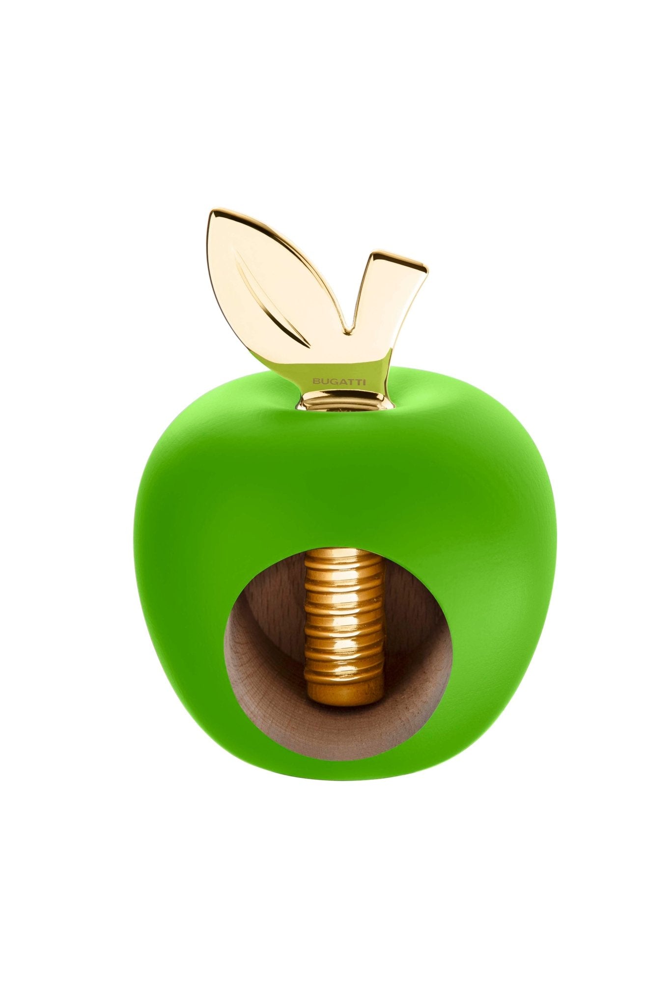 EDEN apple Nut Cracker green matte, gold leaf-Casa Bugatti USA