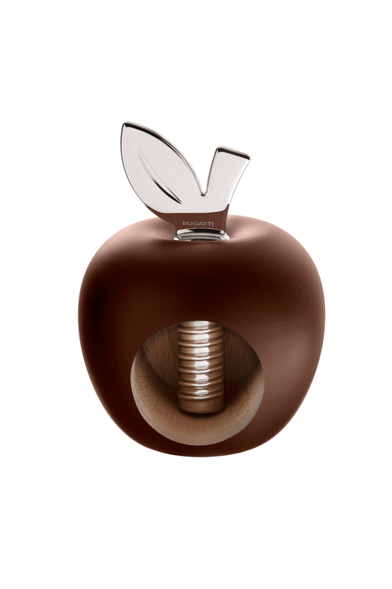 EDEN apple Nut Cracker brown matte, silver leaf-Casa Bugatti USA