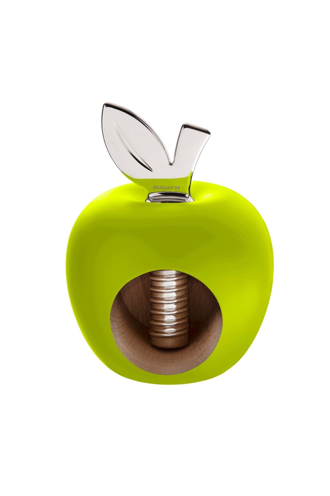 EDEN apple Nut Cracker apple green matte, silver leaf-Casa Bugatti USA