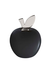 EDEN apple Nut Cracker black shiny, silver leaf