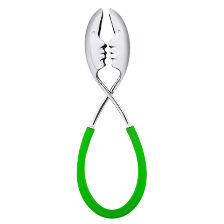 Bugatti Kiss Salad Tongs - Kiss GREEN-Casa Bugatti USA