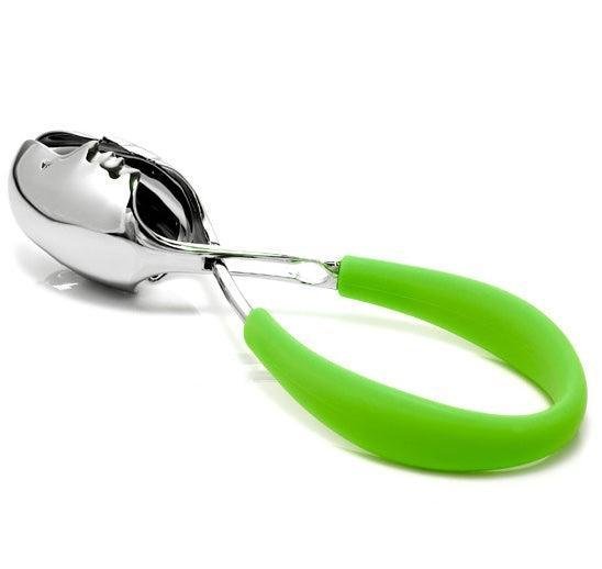 Kiss Salad Tongs - Gold / Green-Casa Bugatti USA