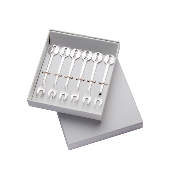 Kiss Cocktail Forks Set-Casa Bugatti USA