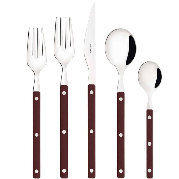 Allegra 5 Piece Place Setting - Brown
