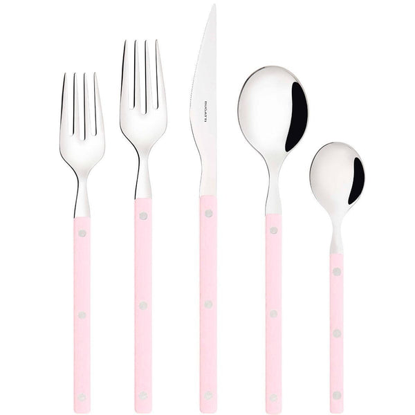 Allegra 5 Piece Place Setting - Lotus Pink