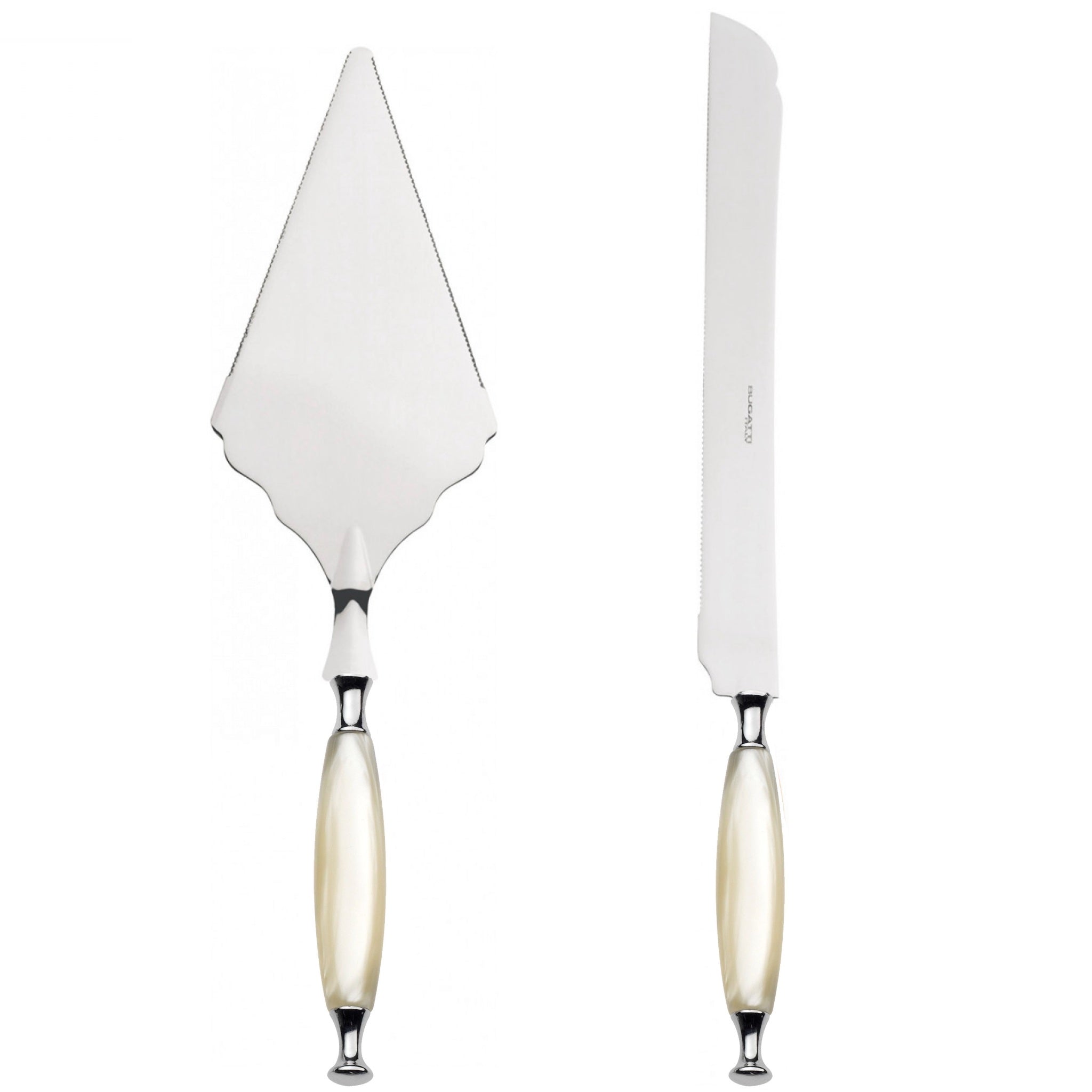 Country 2 Piece Large Cake Serving set - Ivory