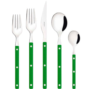 Allegra 5 Piece Place Setting - Foliage Green-Casa Bugatti USA