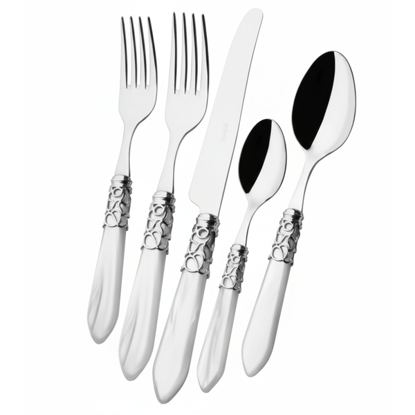 Melodia Brilliant 5 piece place setting - White