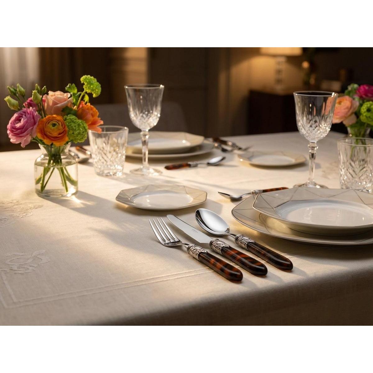 Oxford Antique 5 piece place setting, Tortoise Shell — Casa Bugatti
