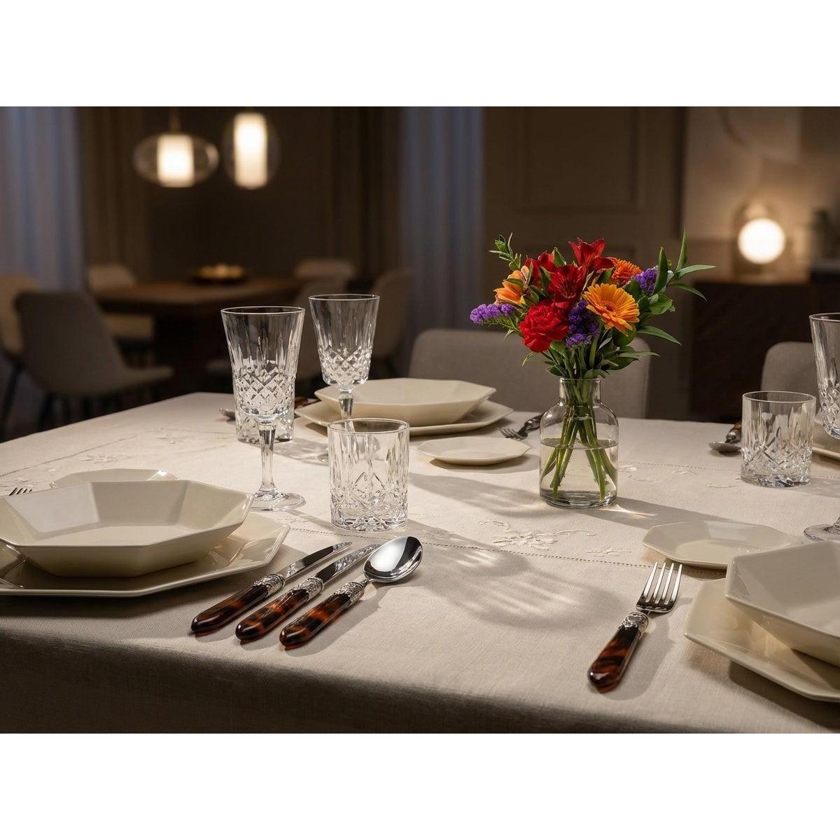 Oxford Antique 5 piece place setting, Tortoise Shell — Casa Bugatti