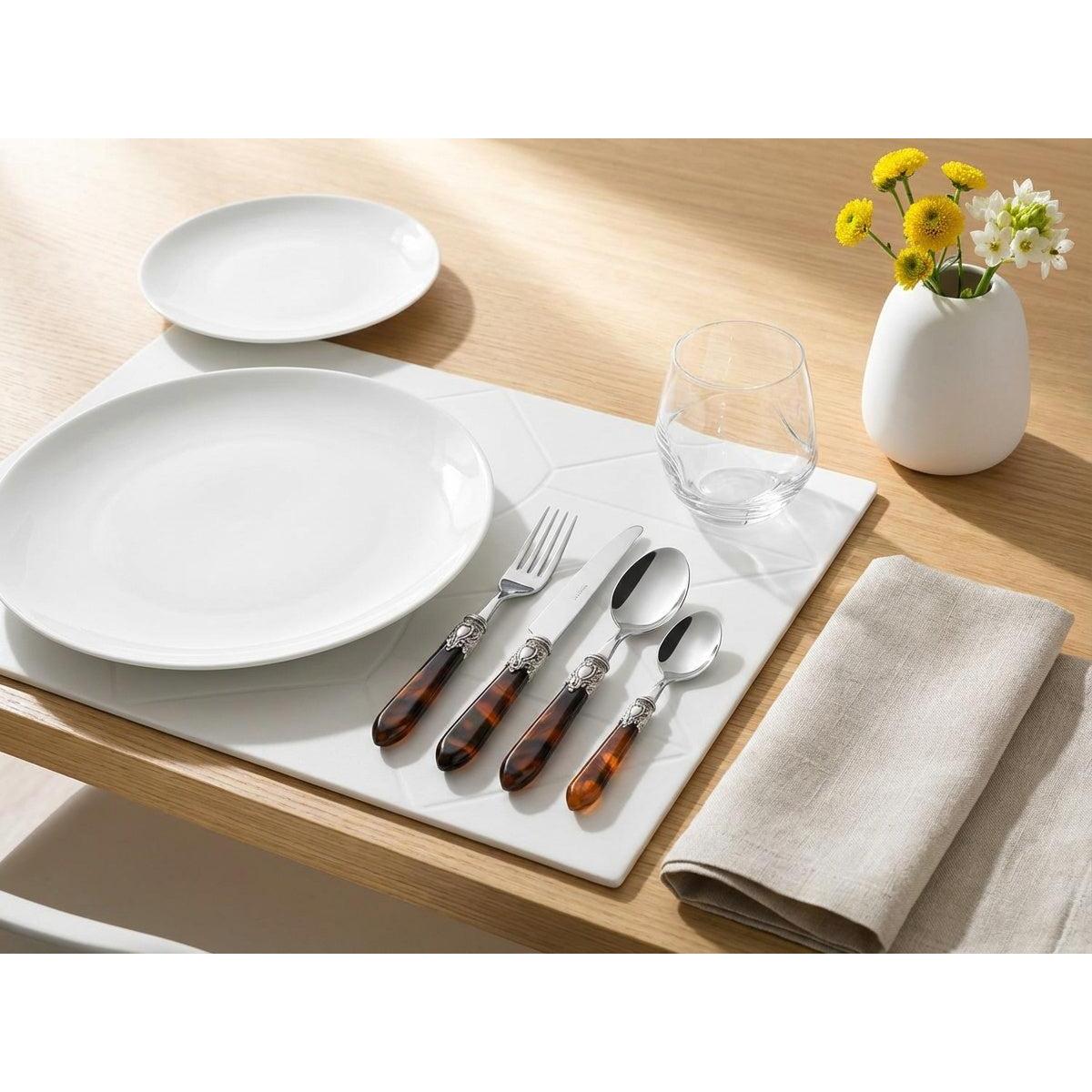 Oxford Antique 5 piece place setting, Tortoise Shell — Casa Bugatti