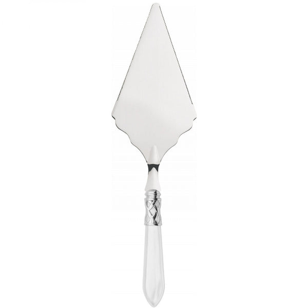 Aladdin Brilliant Large Cake Server Serrated - White