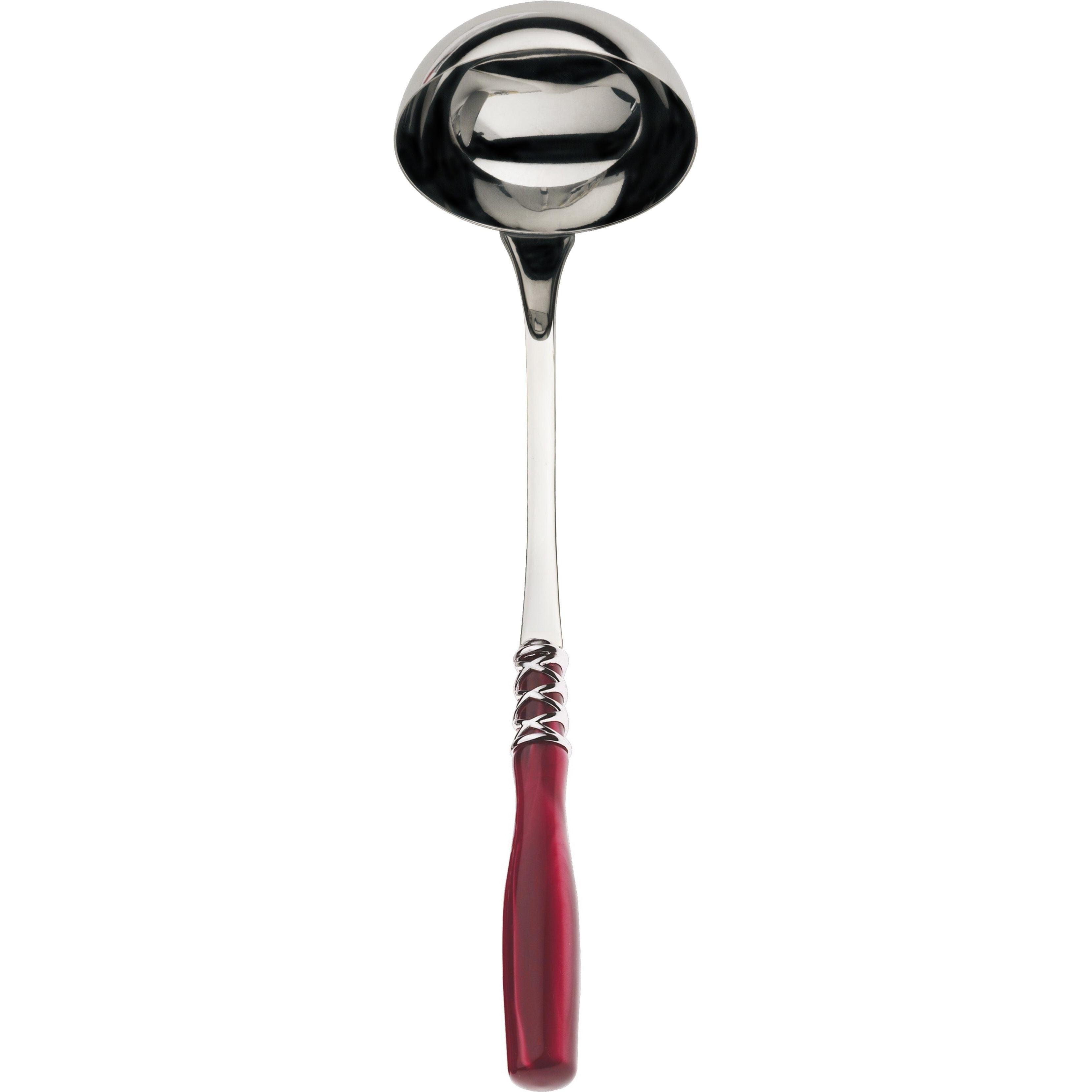 Arianna Brilliant Soup Ladle - Burgundy