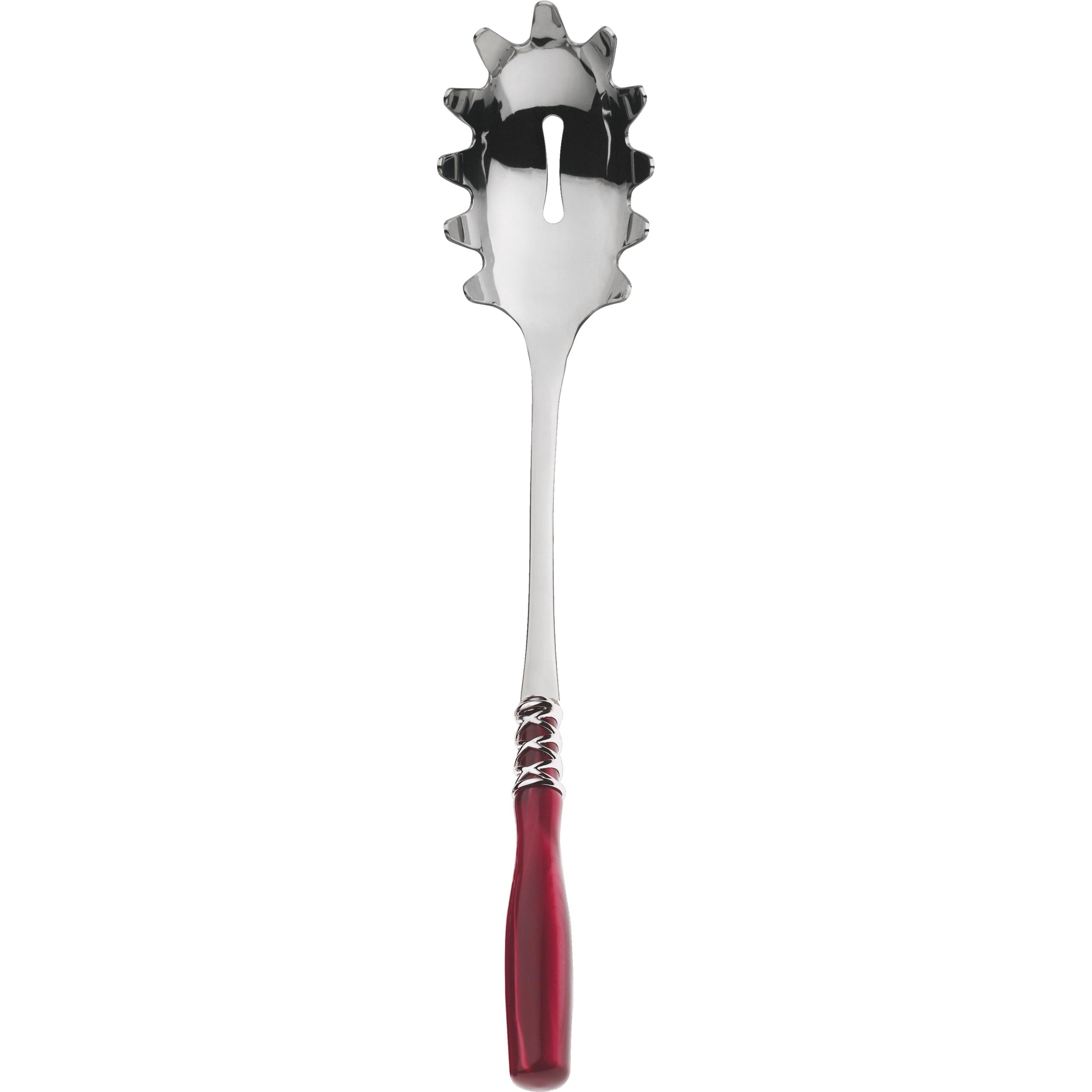 Arianna Brilliant Pasta / Spaghetti Server - Burgundy