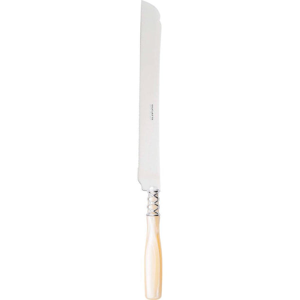 Arianna Brilliant Cake Knife 32 cm (12.60 inch) - Ivory