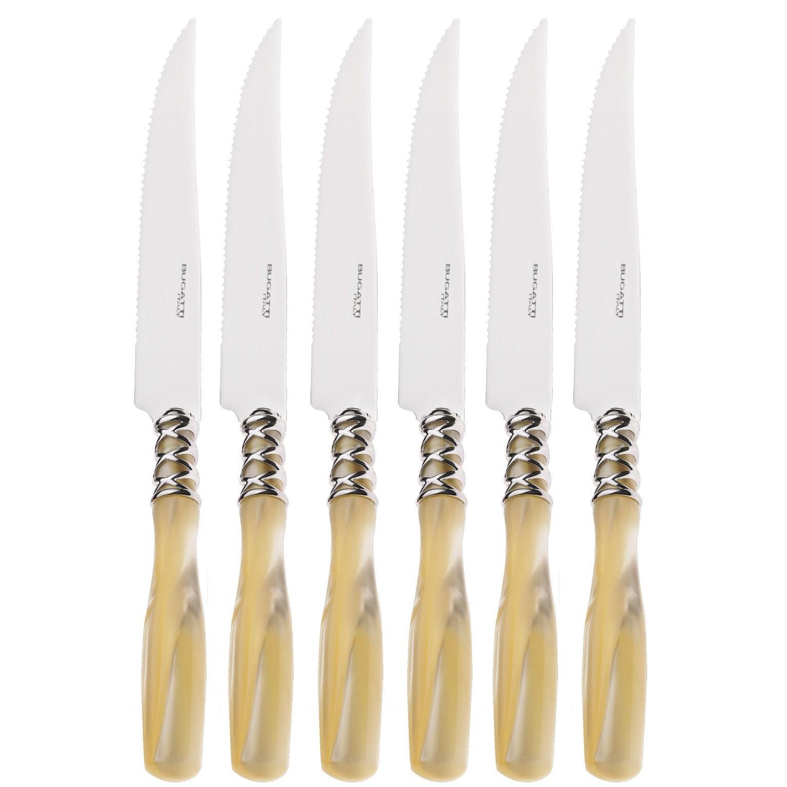 Arianna 6 Piece Steak knife Set - IVORY