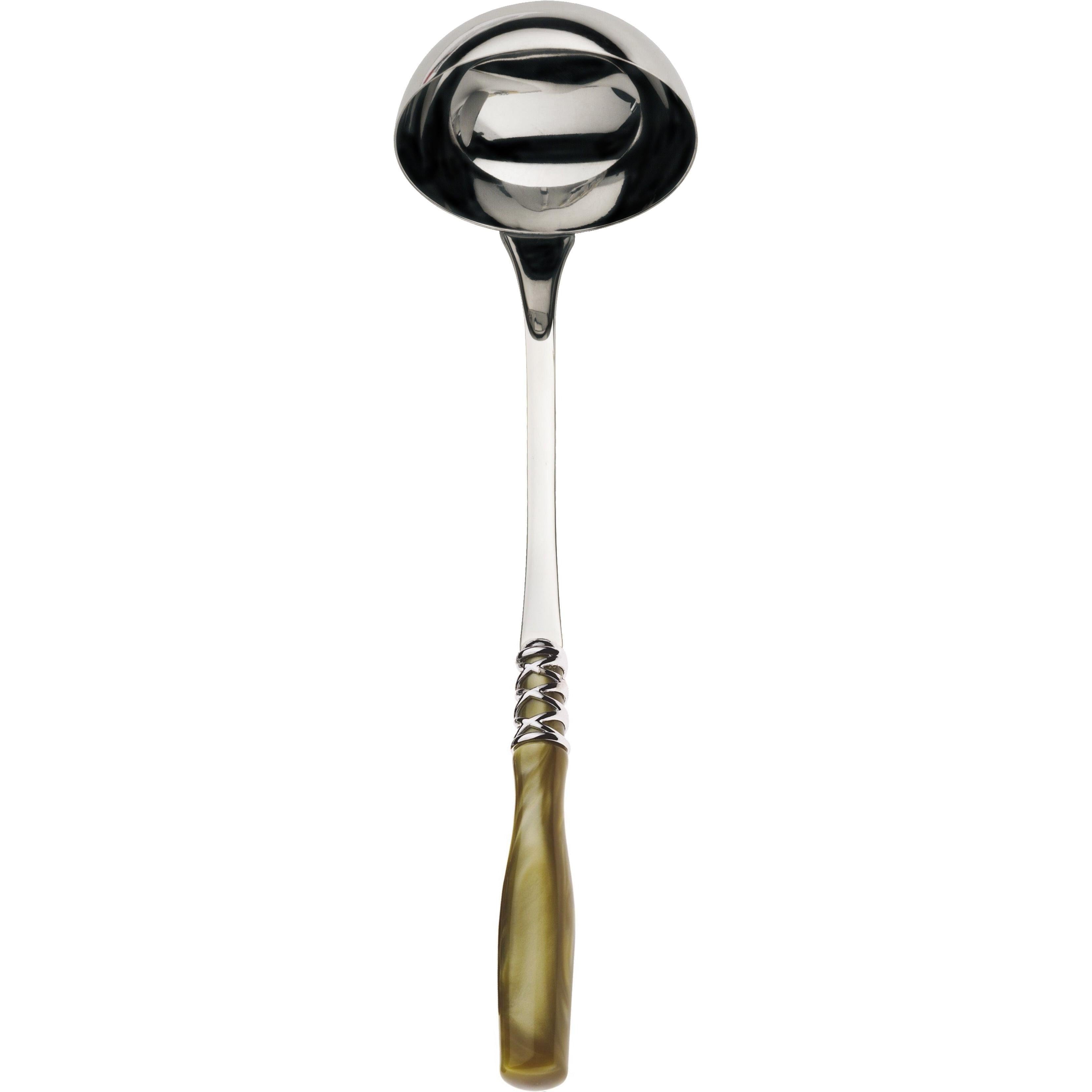 Arianna Brilliant Soup Ladle - Chartreuse Green