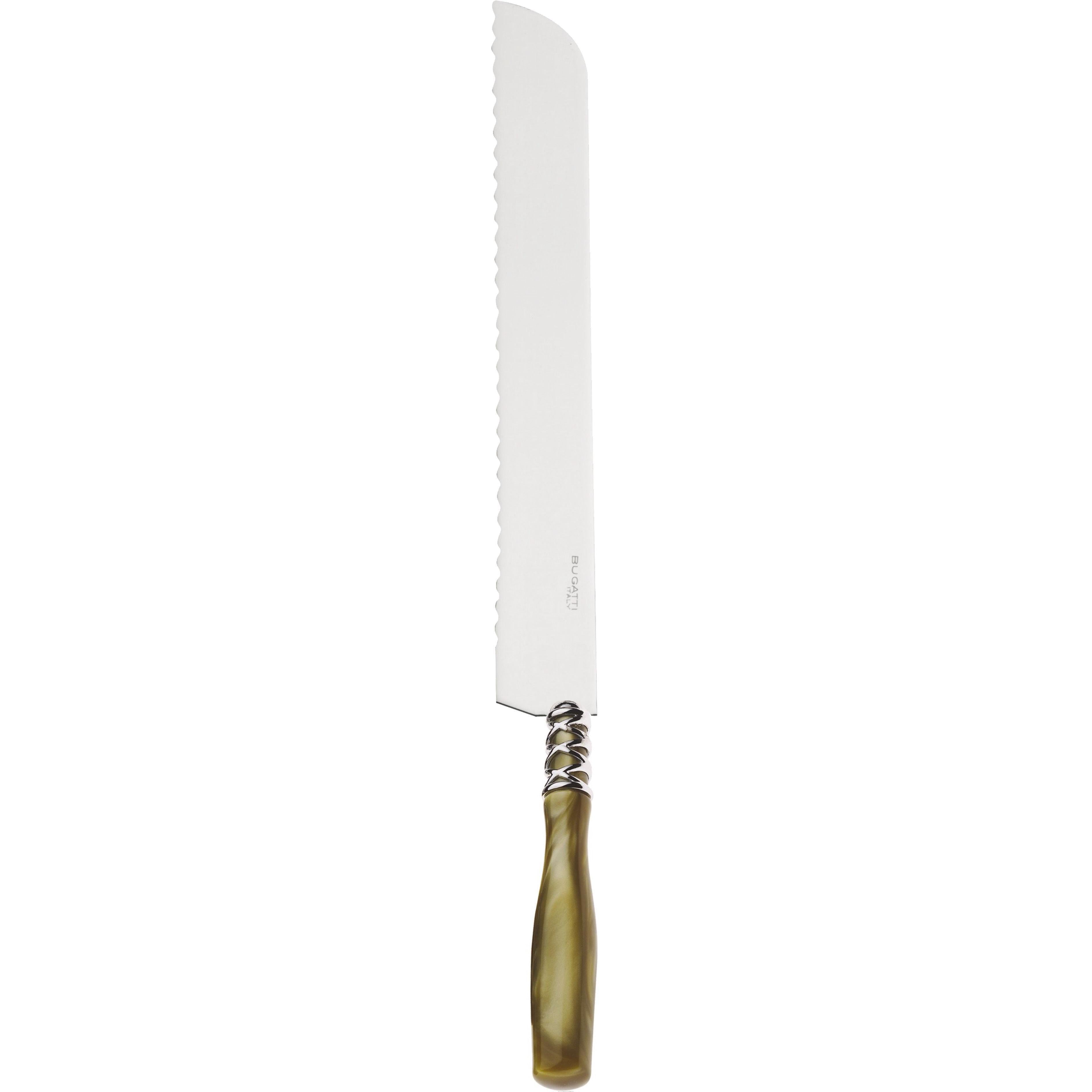 Arianna Brilliant Bread Knife - Chartreuse Green