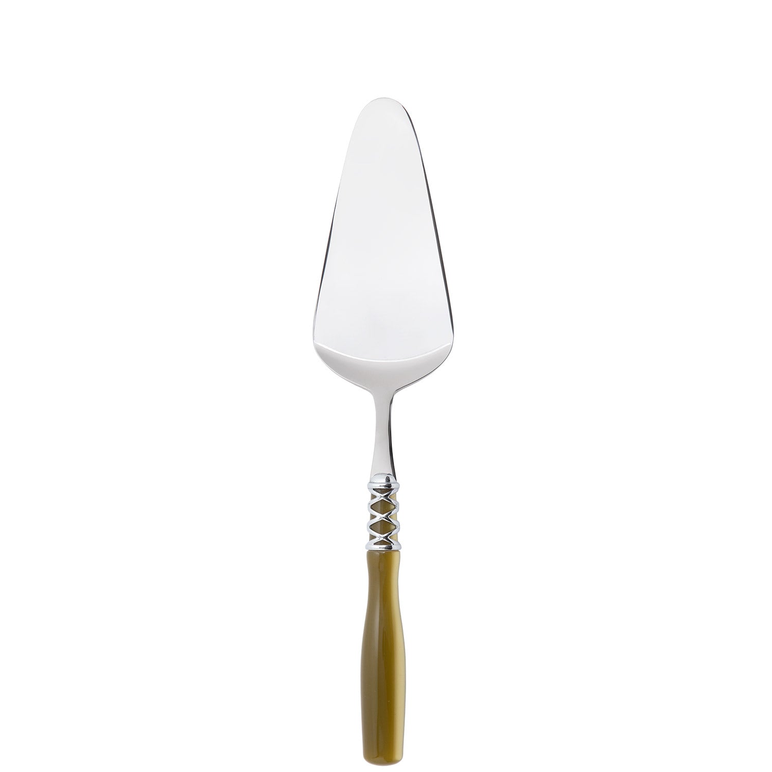 Arianna Brilliant Cake Server in gift box - Chartreuse Green