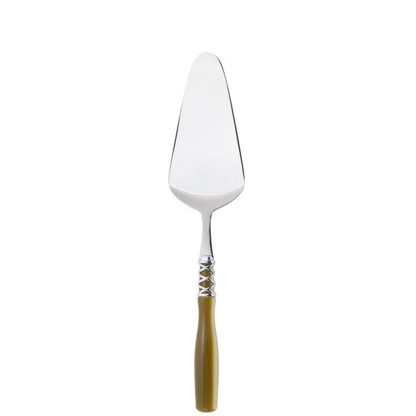 Arianna Brilliant Cake Server in gift box - Chartreuse Green