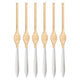 Ares Gold Lobster Pick Set - White