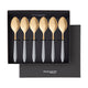 Ares Gold Coffee Spoon Set - Gray