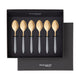 Ares Gold Moka Spoon Set - Gray
