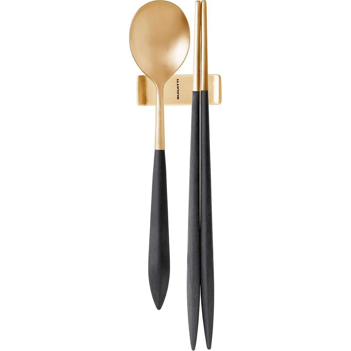 Ares Gold Chopsticks Set - Black
