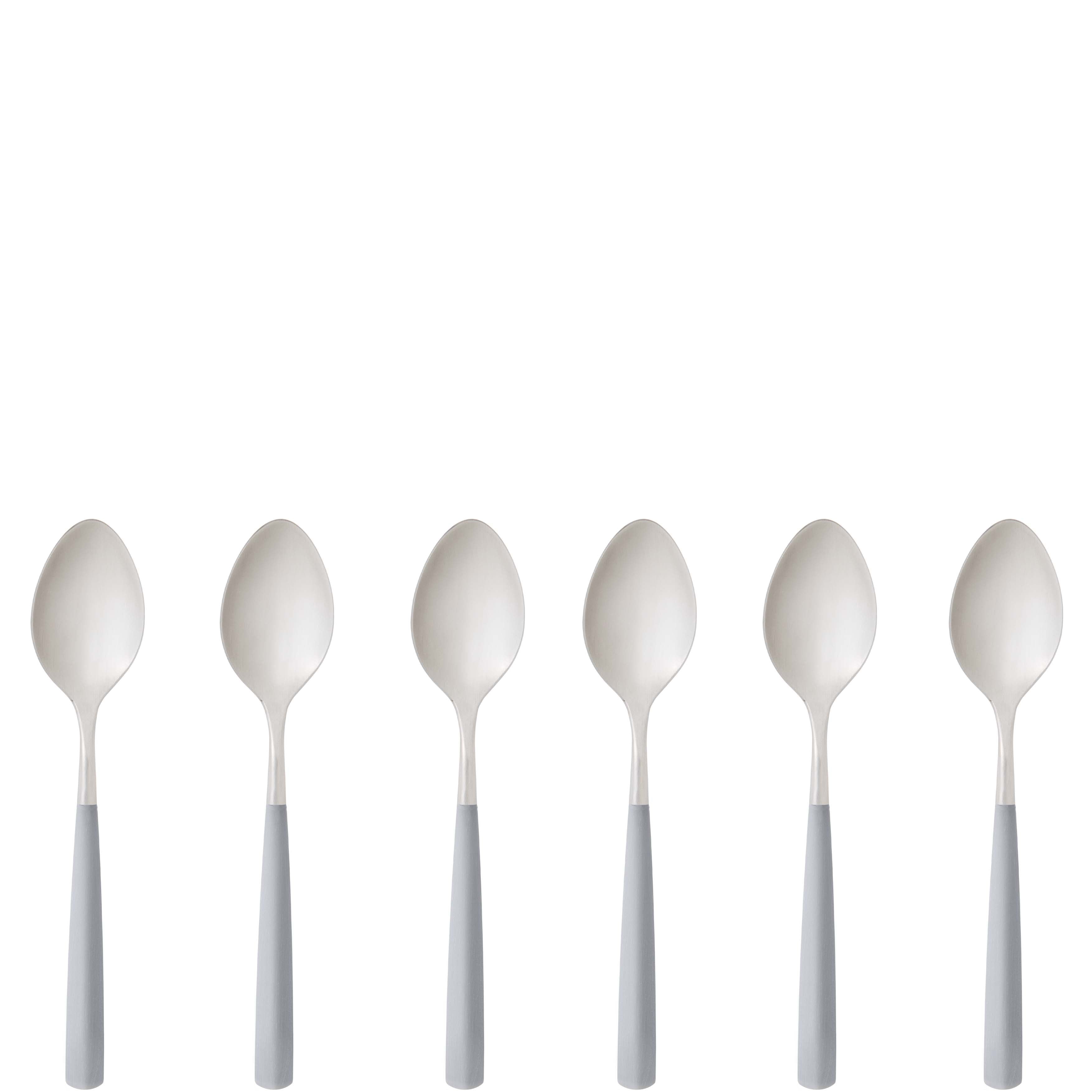 Athena Coffee Spoon Set - Gray Matte