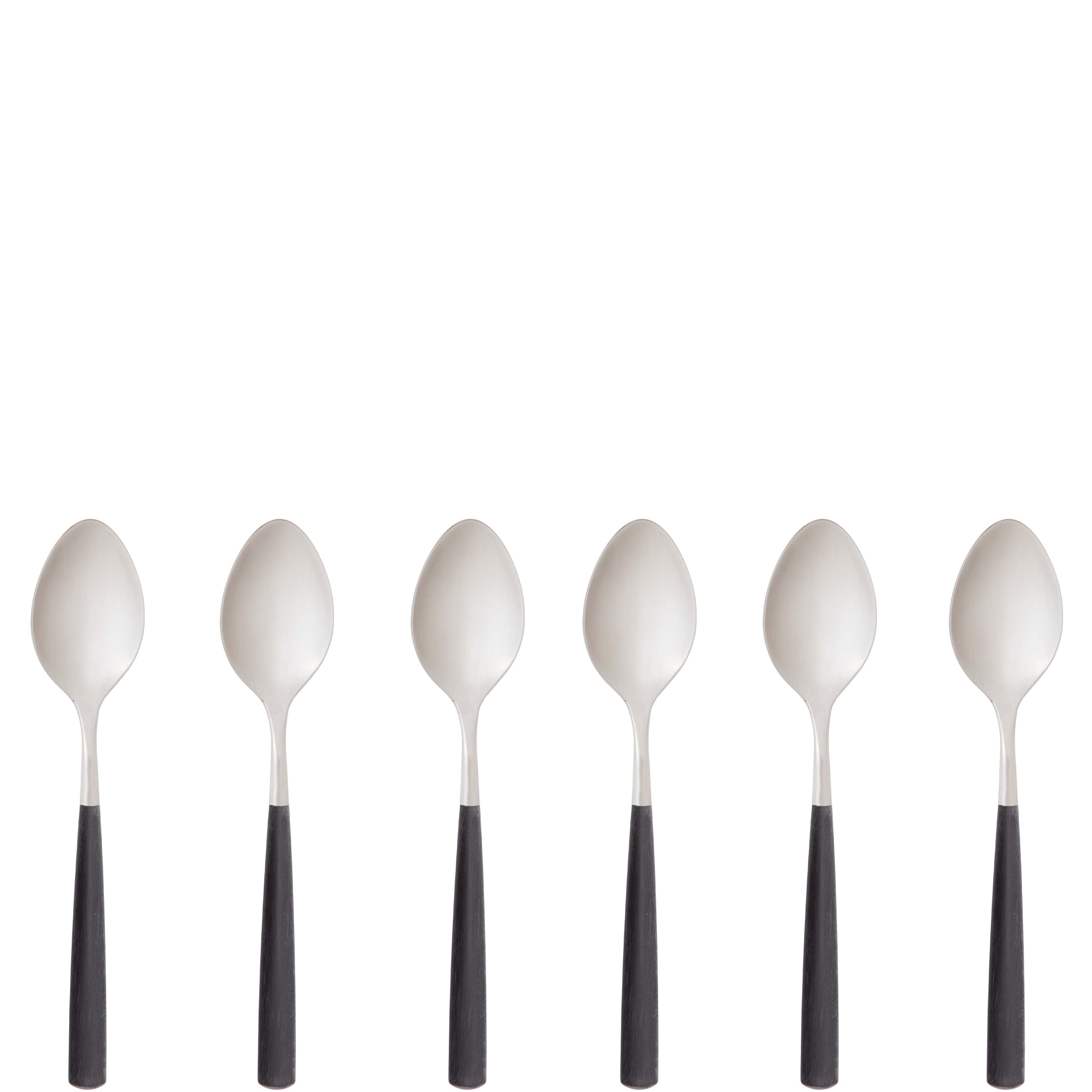 Athena Coffee Spoon Set - Black Matte