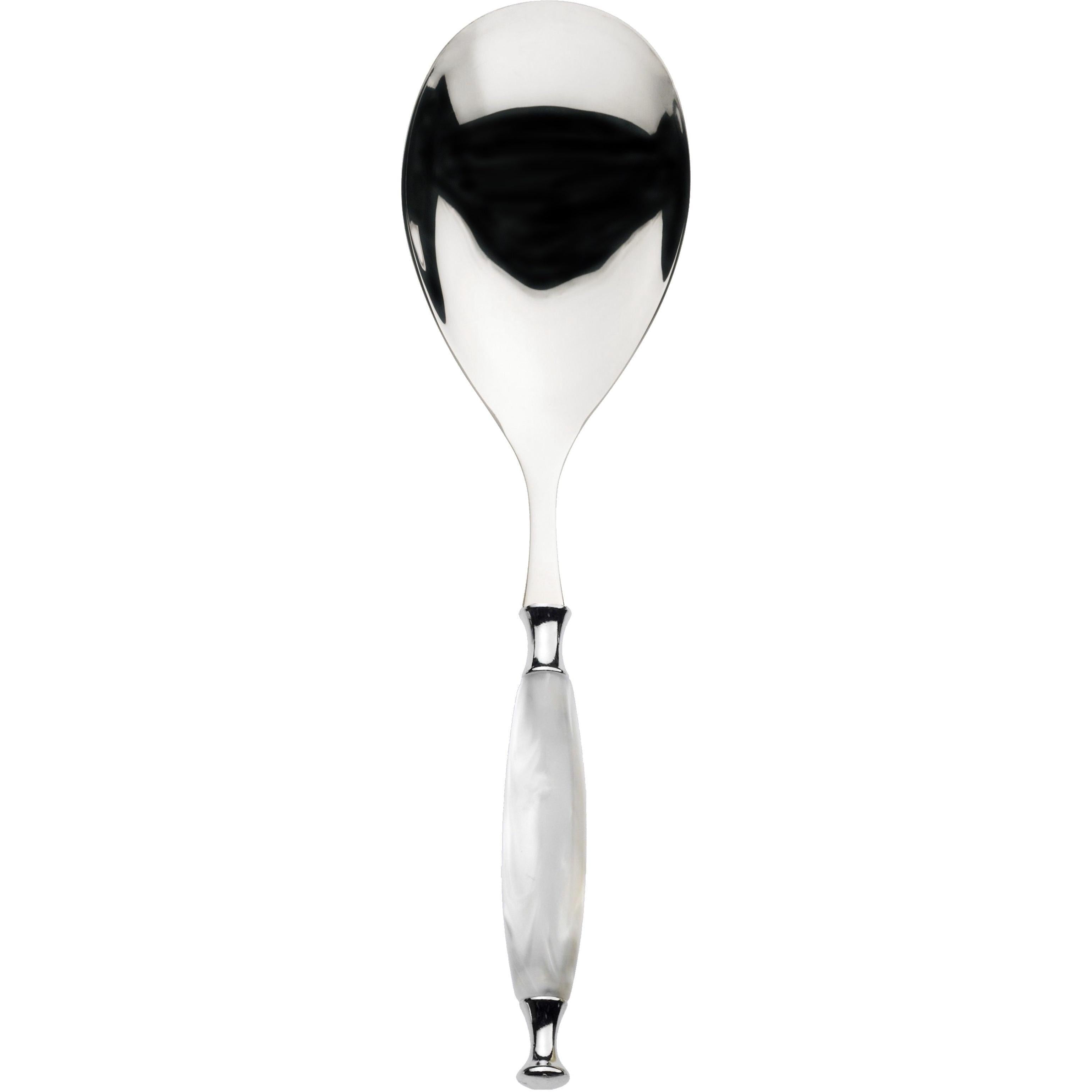 Country Rice Casserole Serving Spoon - WHITE