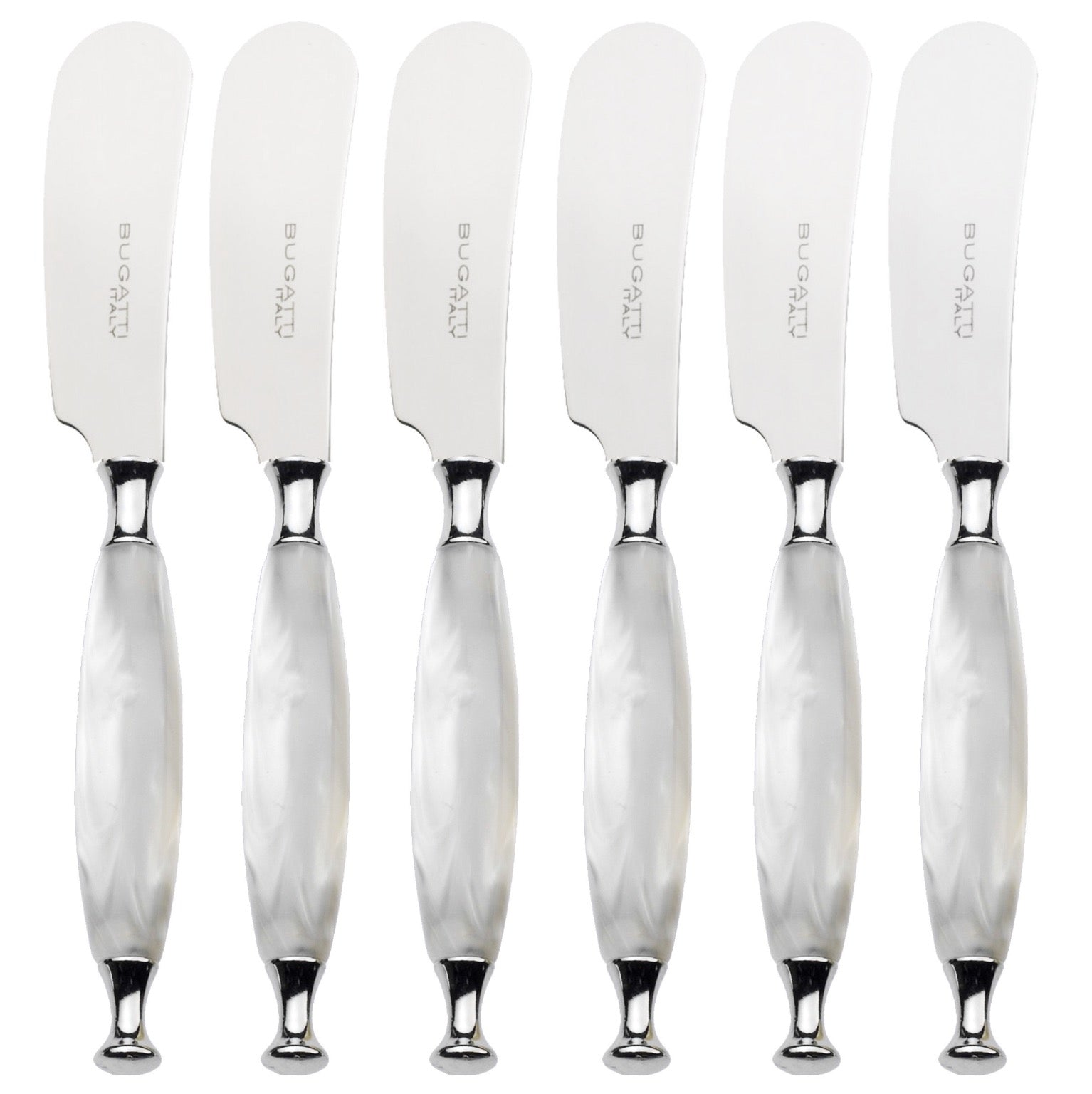 Country Spreader / Butter Knife Set - WHITE