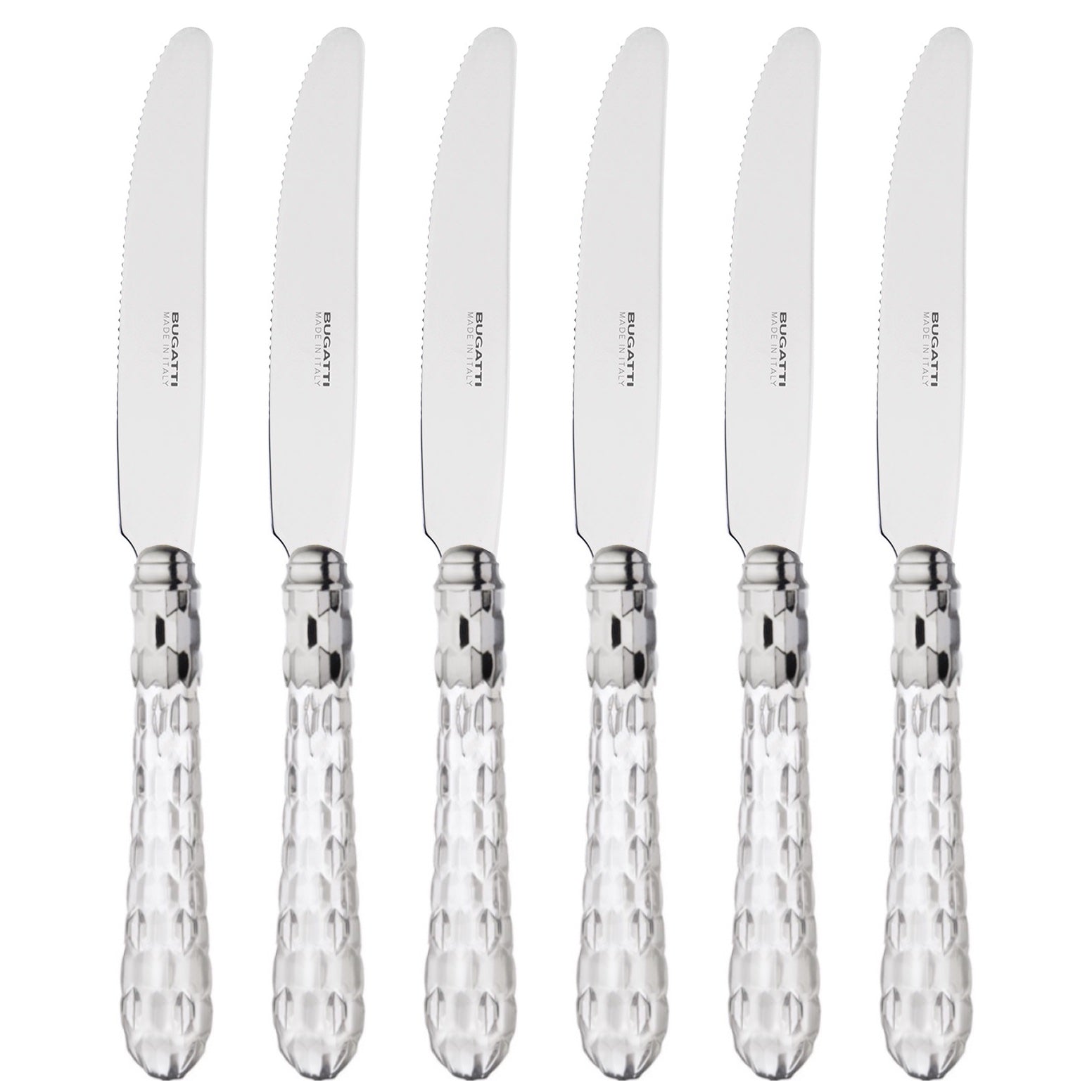 Cristallo Brilliant Fruit Knife Set 17,5 cm (6.89 inch) - Crystal Clear