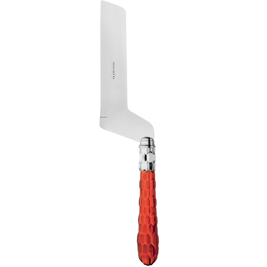 Cristallo Brilliant Soft Cheese Offset Knife - Red Clear