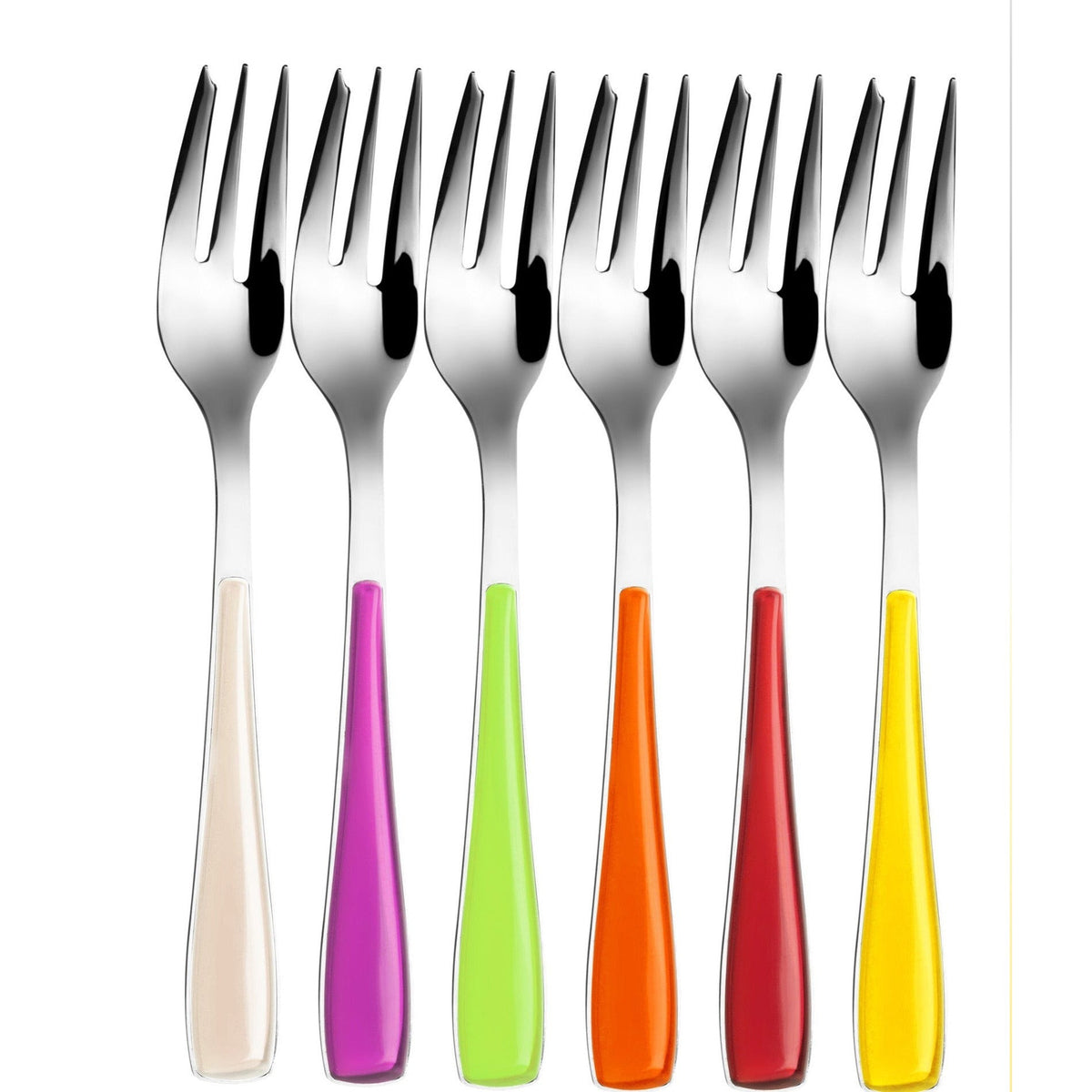 Essenza Cocktail / Cake Fork Set mix colors