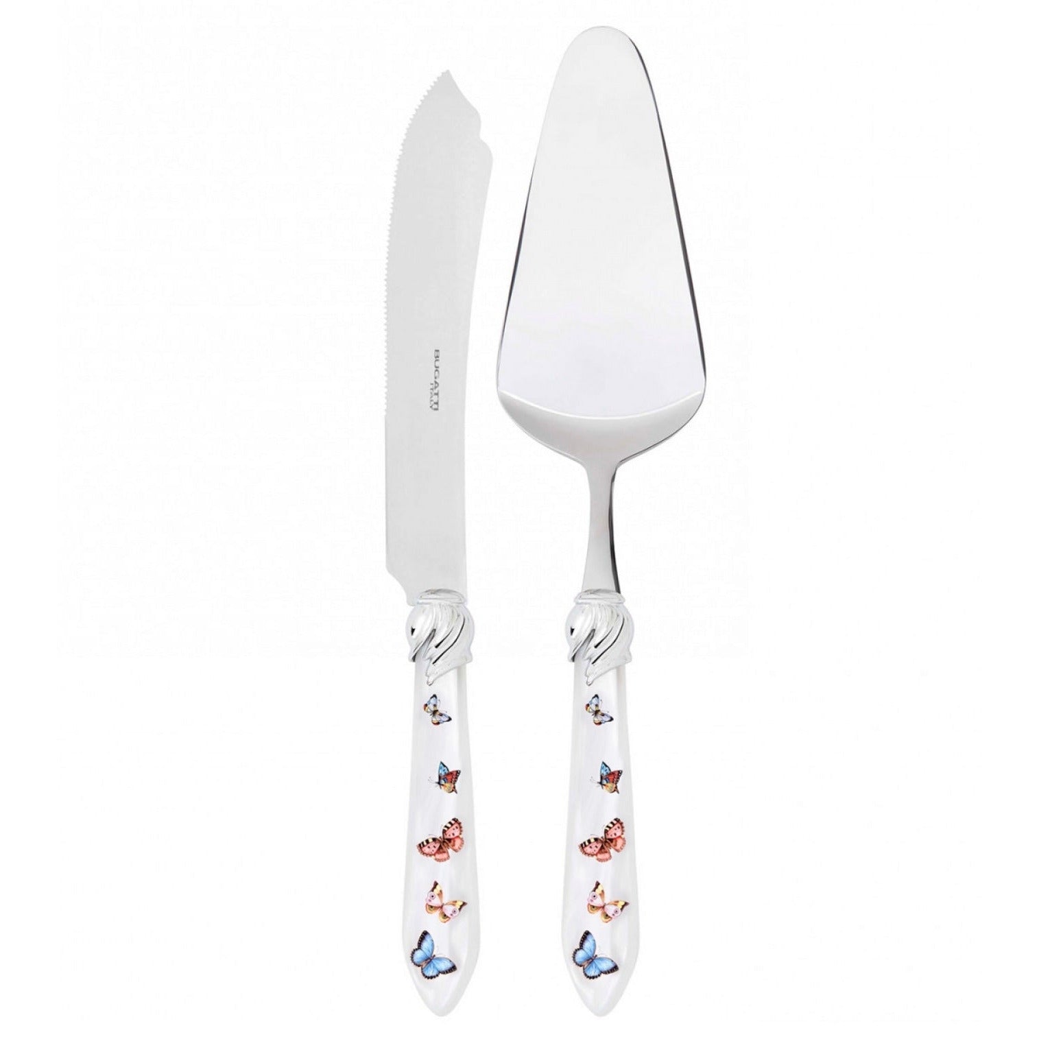 Falabella Butterflies 2 Piece Cake Serving Set in gift box