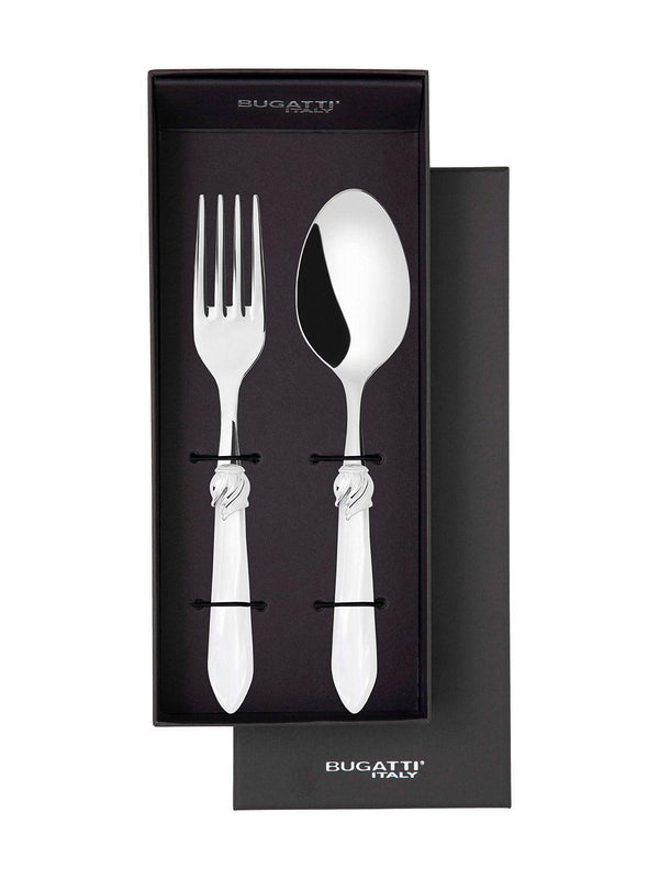 Falabella Brilliant 2 Piece Serving Set - White