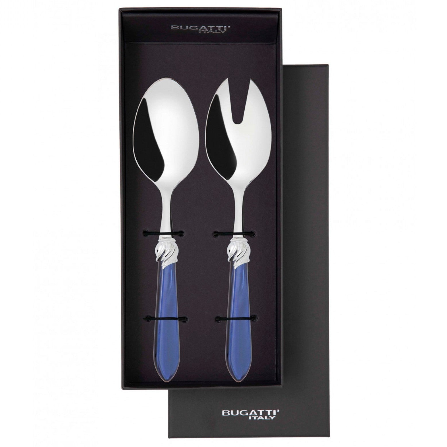 Falabella Brilliant 2 Piece Salad Servers - Royal Blue