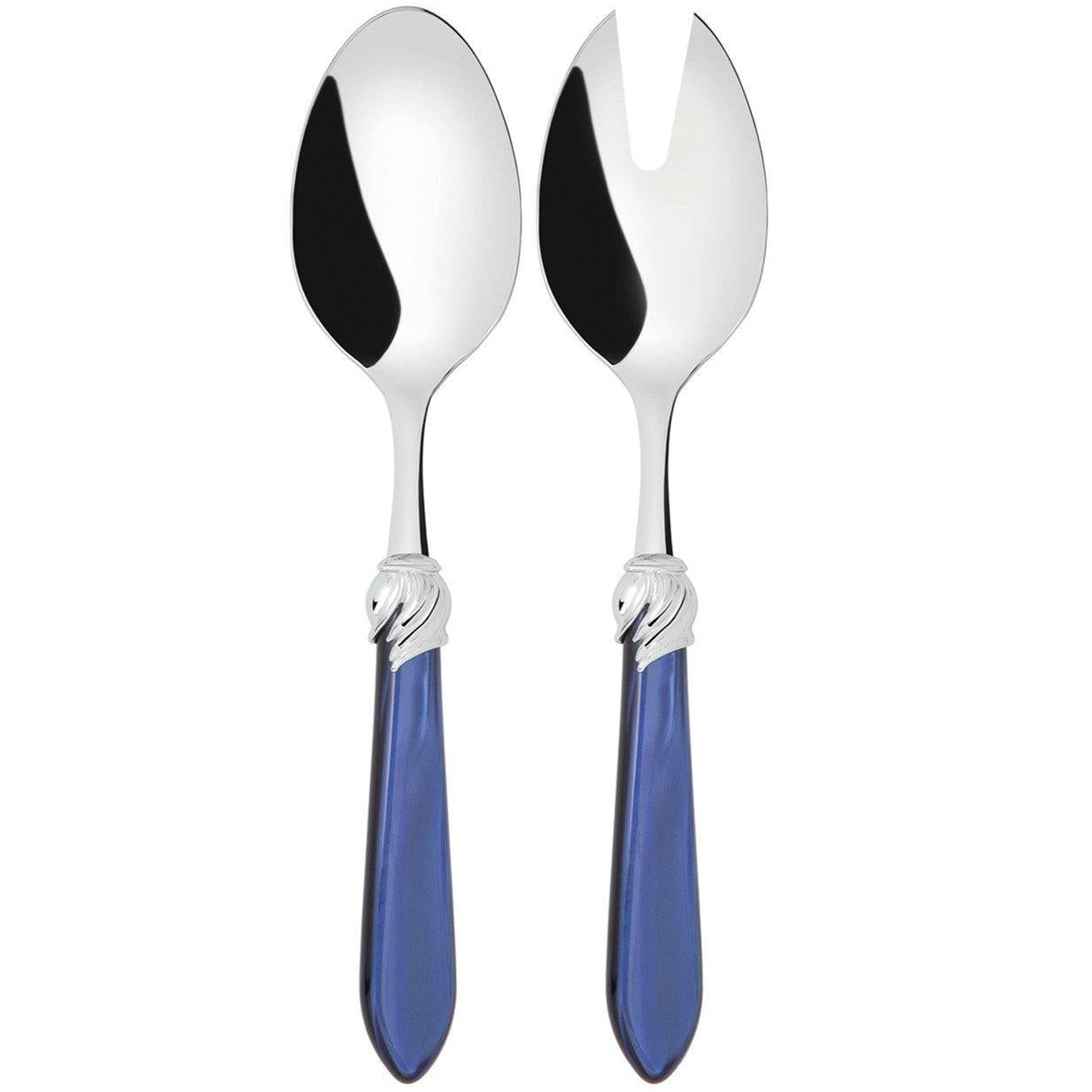 Falabella Brilliant 2 Piece Salad Servers - Royal Blue