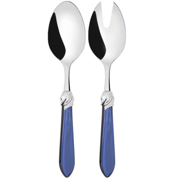 Falabella Brilliant 2 Piece Salad Servers - Royal Blue