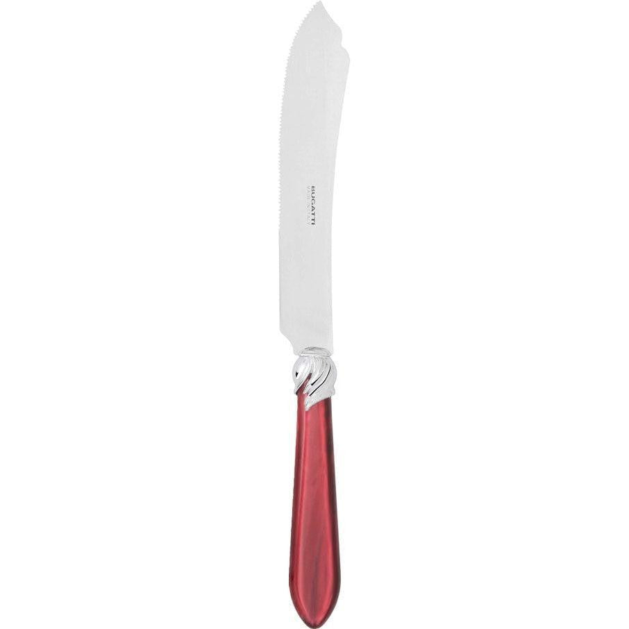 Falabella Brilliant Cake Knife 28 cm (11.02 inch) - burgundy