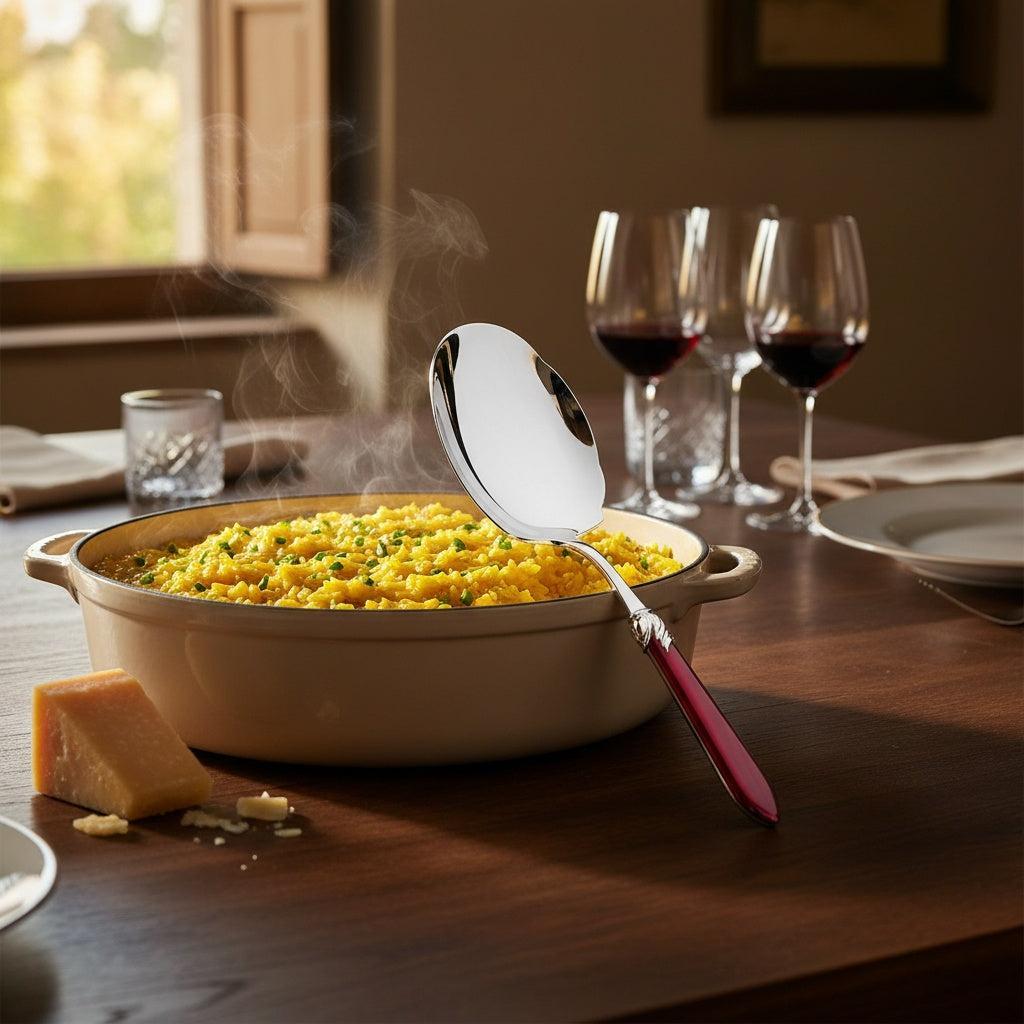 Falabella Brilliant Kebab Serving Spoon - Burgundy