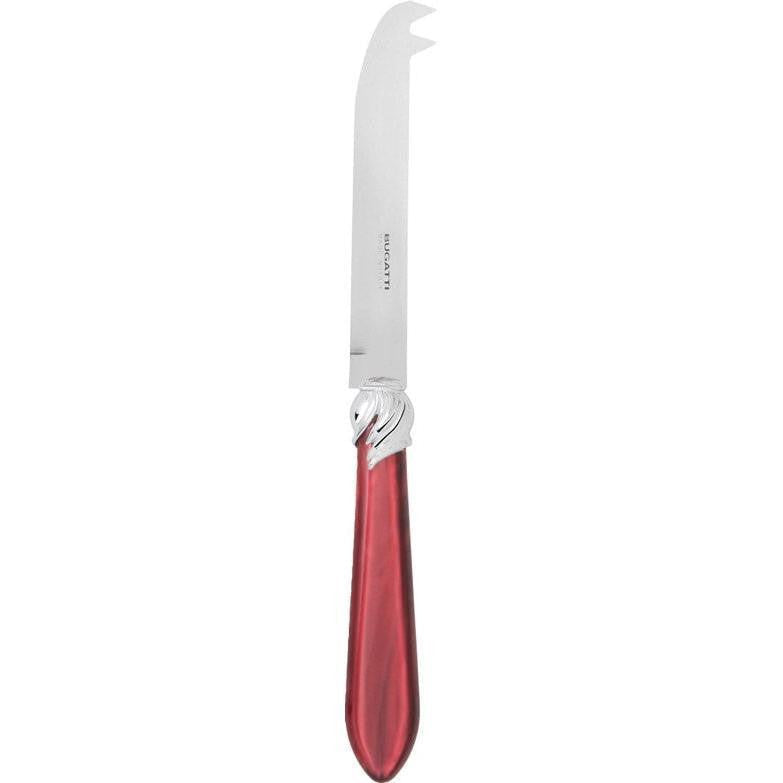 Falabella Brilliant 2 point "dear" cheese Knife - burgundy