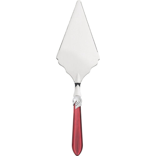 Falabella Brilliant Large Cake Server Serrated - Burgundy
