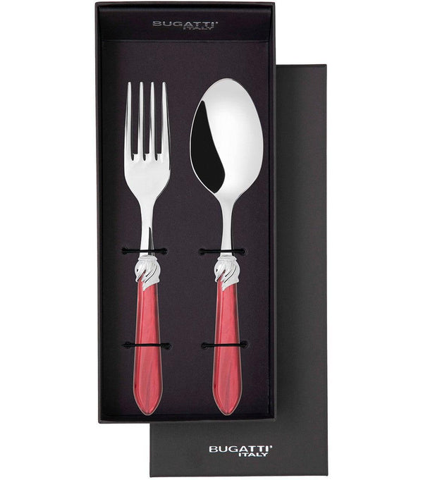 Falabella Brilliant 2 Piece Serving Set - Burgundy