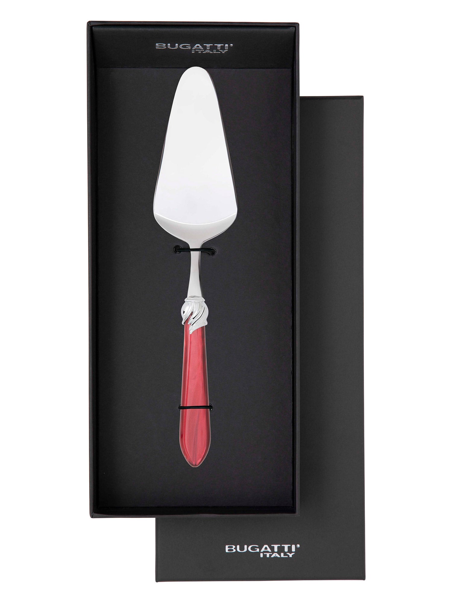 Falabella Brilliant Cake Server in gift box - Burgundy