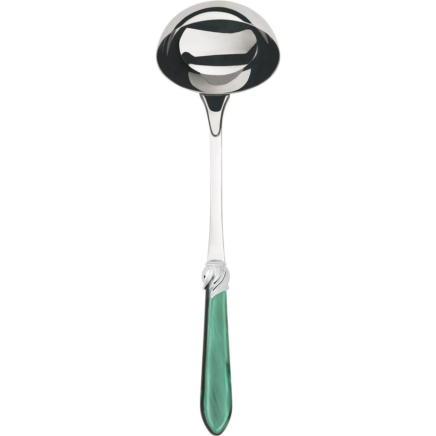 Falabella Brilliant Soup Ladle - green