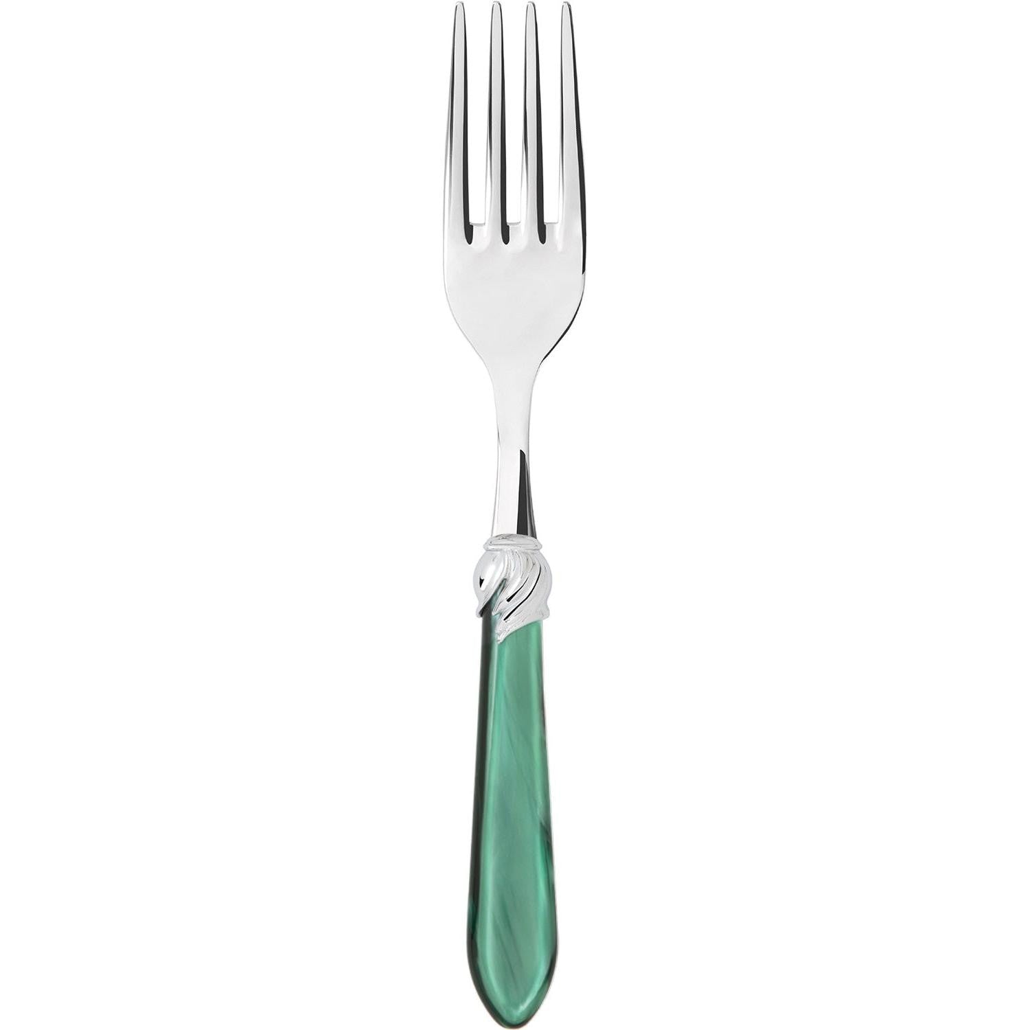 Falabella Brilliant Serving Fork - green