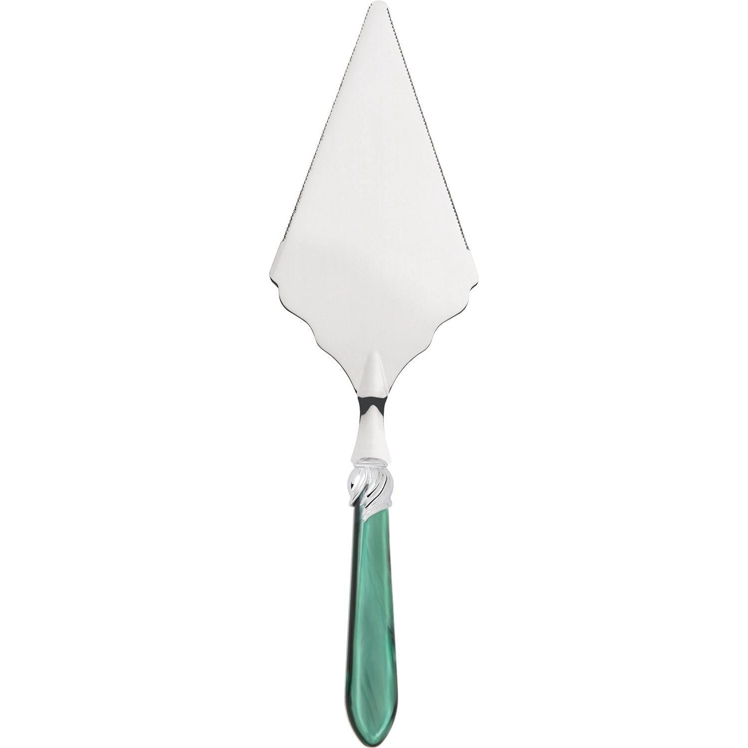 Falabella Brilliant Large Cake Server Serrated - green