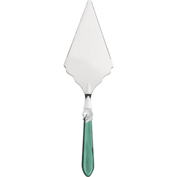 Falabella Brilliant Large Cake Server Serrated - Emerald Green